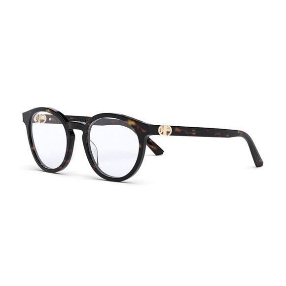 NEW AUTHENTIC 30MONTAINGEMINIO R4I 2000  HAVANA CLEAR WOMEN DIOR EYEGLASSES - Picture 1 of 3
